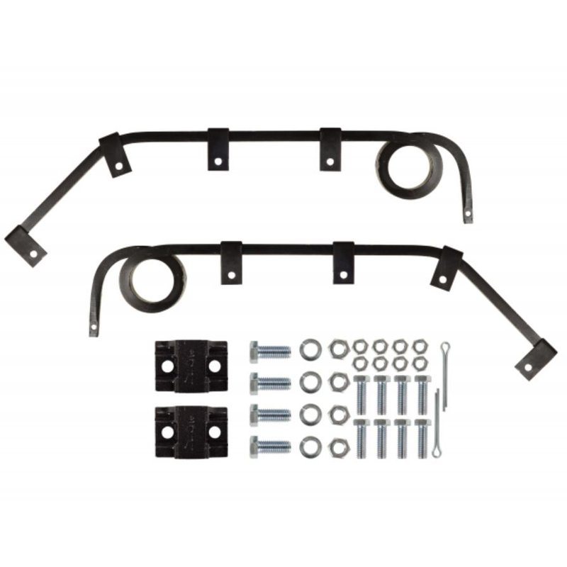 Angled Bar Mudflap Hanger Kit - 27.625 In. - No Offset B33BTS - Betts Spring