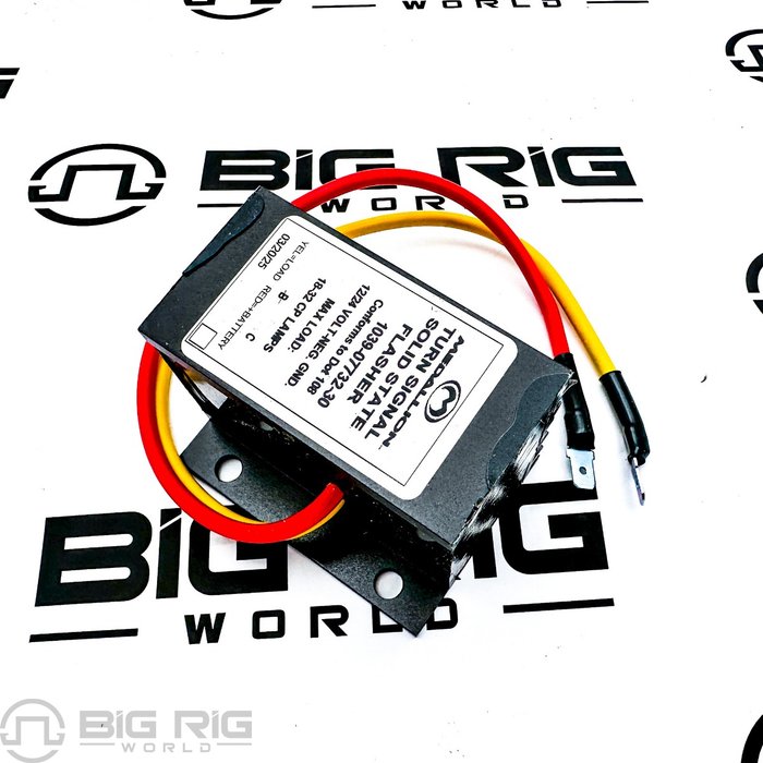 Flasher 12/24 Volt, W1/4 Spade Terminals 1039-07732-30 - Paccar