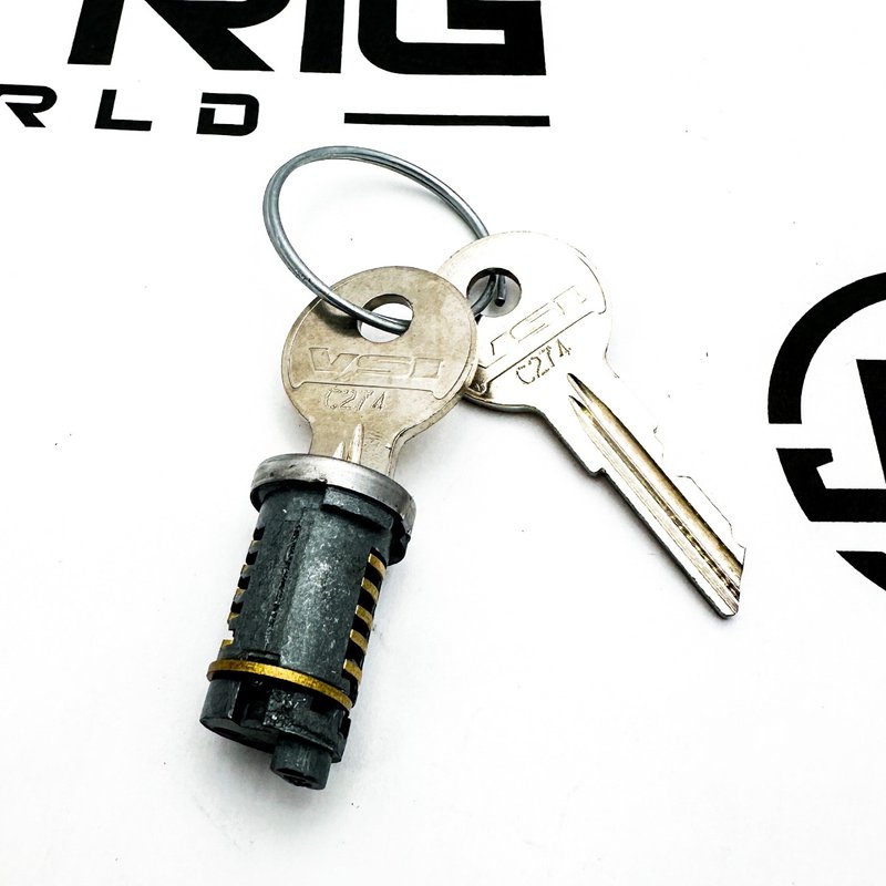 Cylinder - Lock W/Keys - Random Key Code 608043 - Paccar