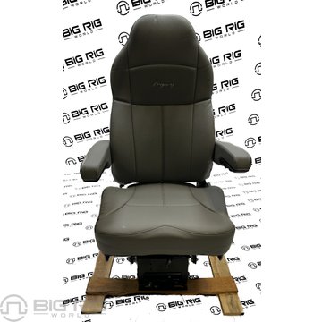 Legacy Silver Seat (Gray Leather) w/ Armrests 188900MW65 - Seats Inc.