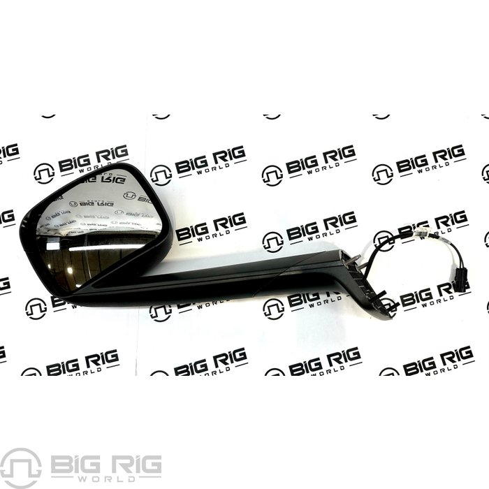 Auxiliary Hood-Mounted Mirror, Black - Left Side A22-77791-000 - Freightliner