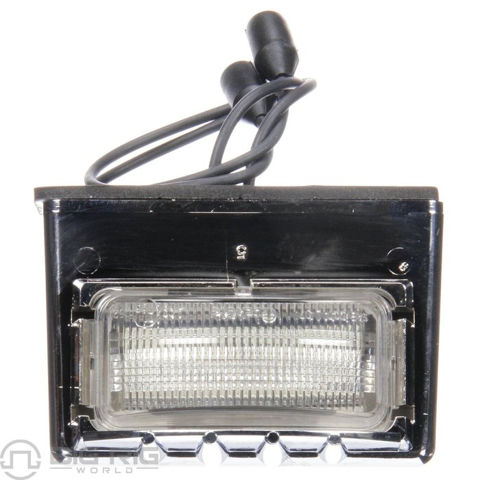 LED 15 Series License Lamp Kit, 12 Volt, Chrome Bracket 15055 - Truck Lite