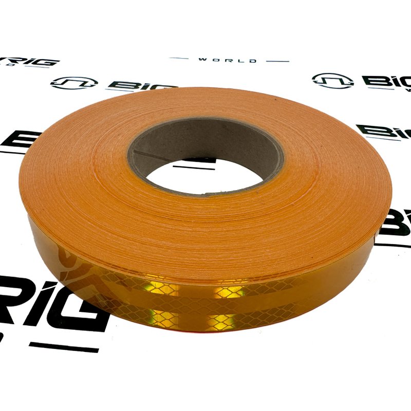 OEM Grade Reflective Tape 1-inch x 150-feet Roll in School Bus Yellow 98167 - Truck Lite