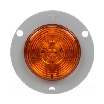 LED Signal Stat Clearance/Marker 2-inch Lamp with Int Flange, Amber 3053A - Truck Lite