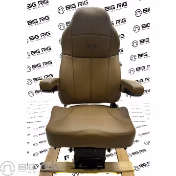 Legacy Silver Seat (Brown Leather) w/ Armrests 188900MW63 - Seats Inc.