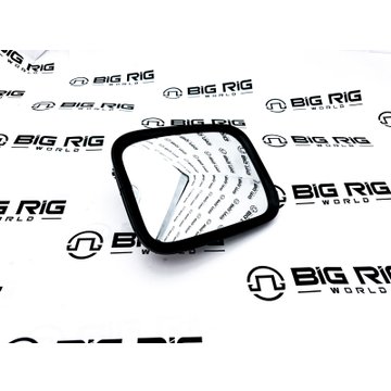 Rectangular Convex Mirror, Stainless Steel 6 x 8 inches 10681 - Cham-cal Engineering
