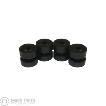 Polyurethane Exhaust Bracket Bushing - Black (4 Pack) TP-2010 - Trux Accessories