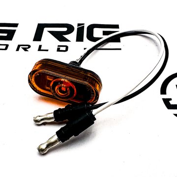 One Led Mark;Mini;Amb;.180Mb;Wire Plg MCL290APGP - Optronics