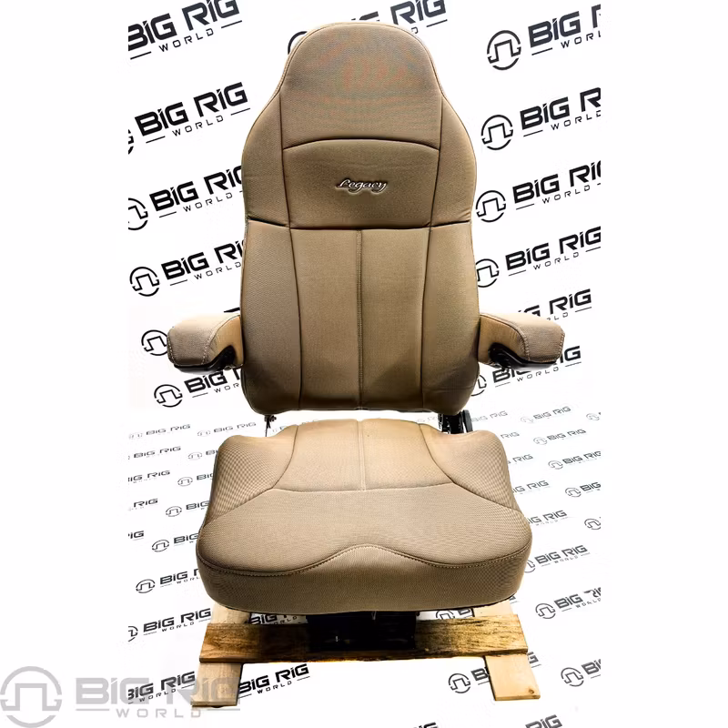 Legacy Silver Seat (Brown Cloth) w/ Armrests 188900FW633 - Seats Inc.