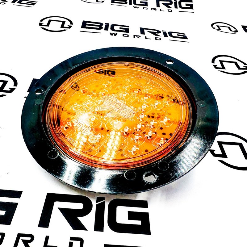 LED Super 44 Rear Turn with Black Flange, 24 Volt 44276Y - Truck Lite