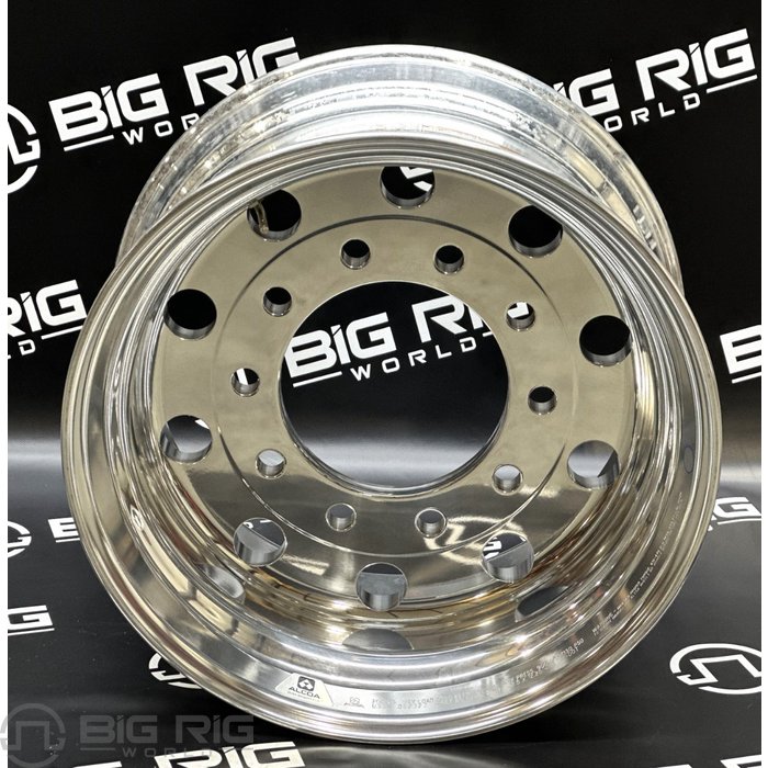 22.5 X 12.25 Alcoa Aluminum Wheel - Mirror Polish Dura-Bright