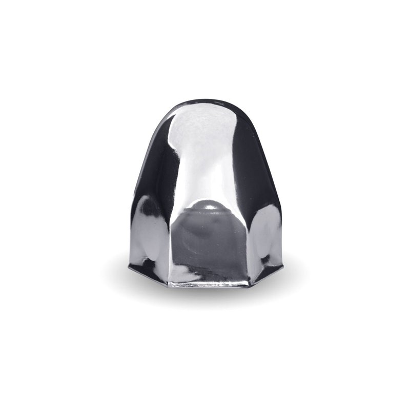 Nut Cover - 2 In. Chrome Metal Push On Bullet Style TNUT-B1 - Trux Accessories