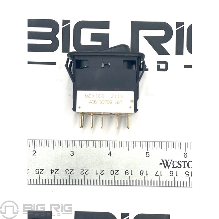 Switch - Rocker, Cabin Fan A06-30769-167 - Freightliner