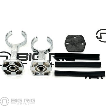 Support Kit, 1 Short And 1 Tall Chrome H00860B - Paccar
