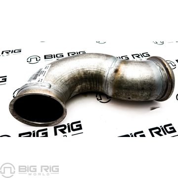 Multi-Bend Exhaust Pipe Aluminized Stainless Steel 4in M66-6736-001 - Paccar