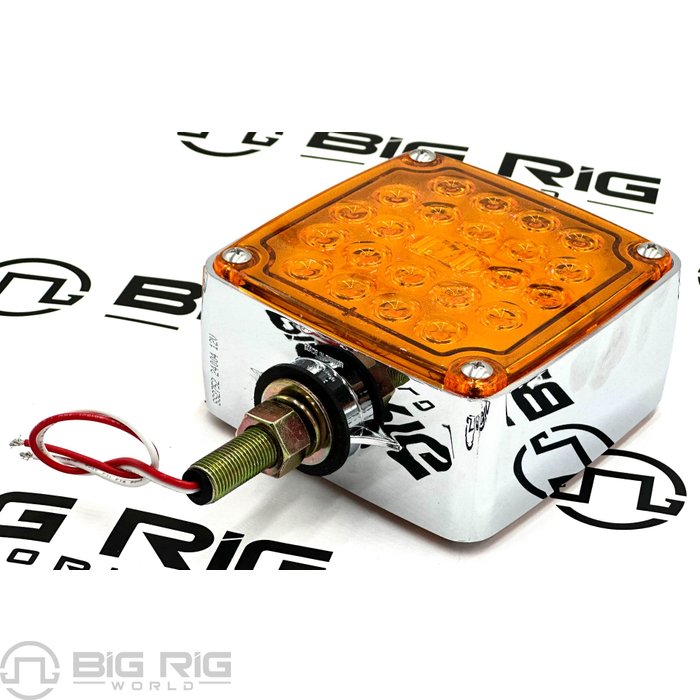 Signal- Stat LED Square Ped Amber/Amber 2752 - Truck Lite