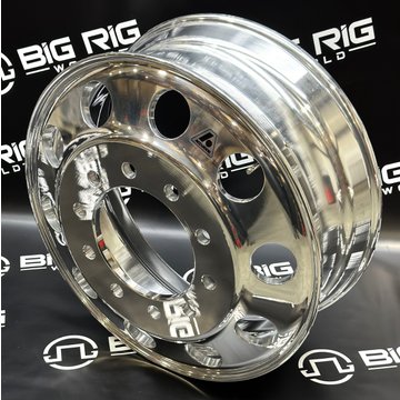 Accu-Lite 24.5 x 8.25 Tubeless Aluminum Wheel - Hub-Piloted 42362XP - Accuride