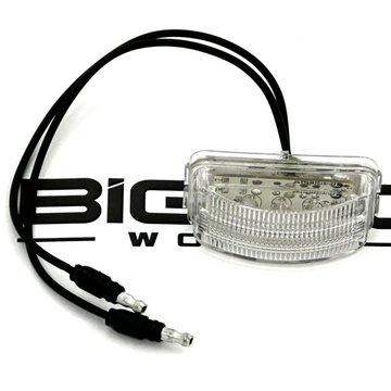 LED 15 Series License Lamp Kit, 12 Volt, Black Bracket 15227 - Truck Lite