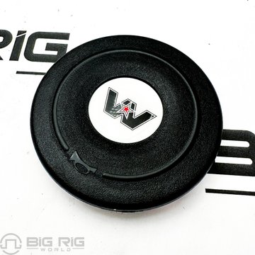 Button - Horn, Electric, WST Logo, Black HB10WST - Western Star