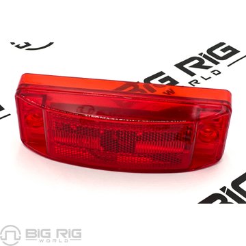 Clearance Marker/Auxiliary Turn Light, Red 2x6 In. M20330R - Maxxima