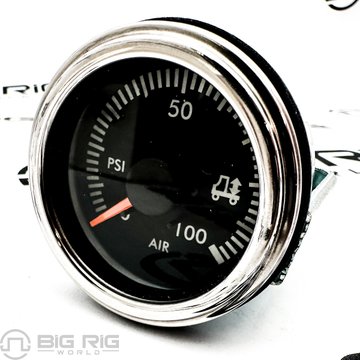 Gauge - Air, Suspension, Chrome Plated A22-67605-100 - Freightliner