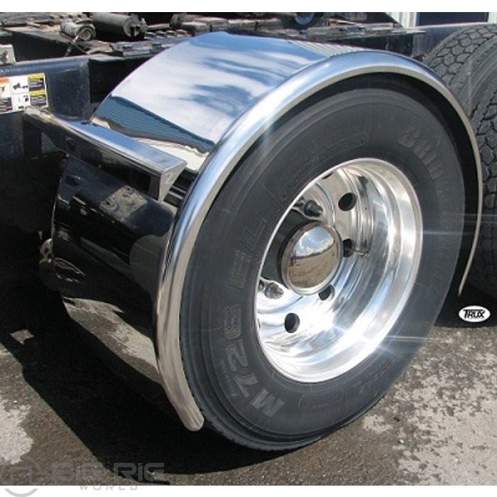 96 In. Heavy Duty Rollin'Lo Long Single Axle Fenders (14 Ga.) - For 43.5 In. O.D Tires TFEN-S10 - Trux Accessories
