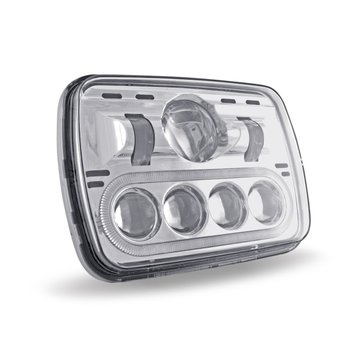 5 x 7 In.  LED Projector Headlight (Combination High & Low Beam | 2600 Lumens) TLED-H4 - Trux Accessories