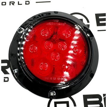 Stop / Tail / Turn Surface Mount Light Red, Round 4 In. M42321R - Maxxima