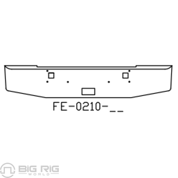 Stainless Steel Bumper FE0210-06S - Valley Chrome