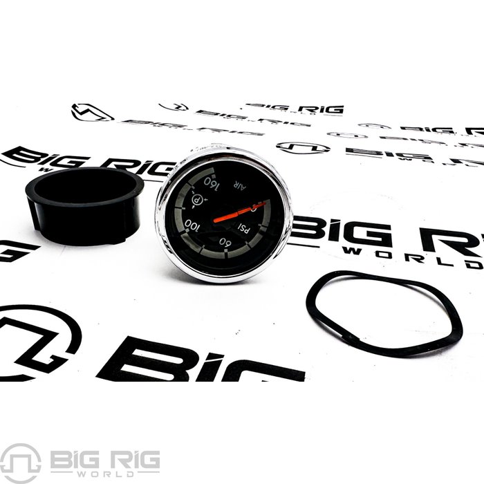 Gauge - Air Pressure, Primary, Icu4, Bright, Standard A22-59217-301 - Freightliner