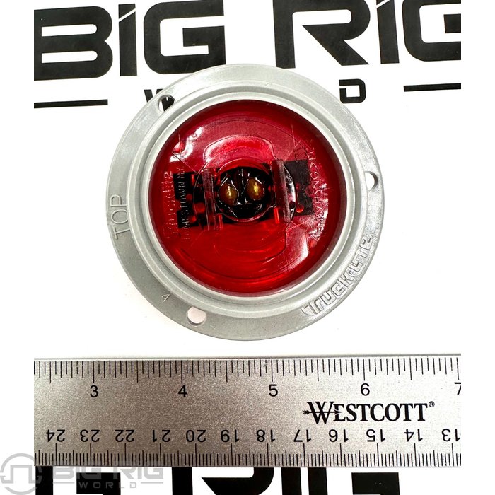 LED 30 Series Omni Volt Clearance/Marker Lamp, Gray Flange 30251R - Truck Lite