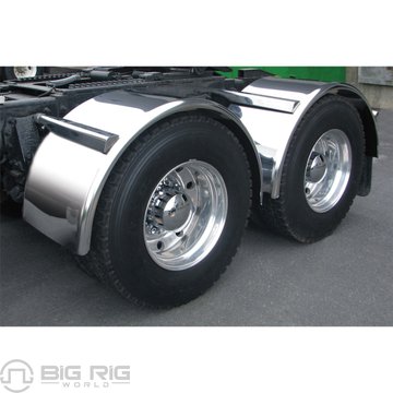 80 In. Standard Single Axle Fenders (16 Ga.) - For 43.5 In. OD Tires TFEN-S13 - Trux Accessories