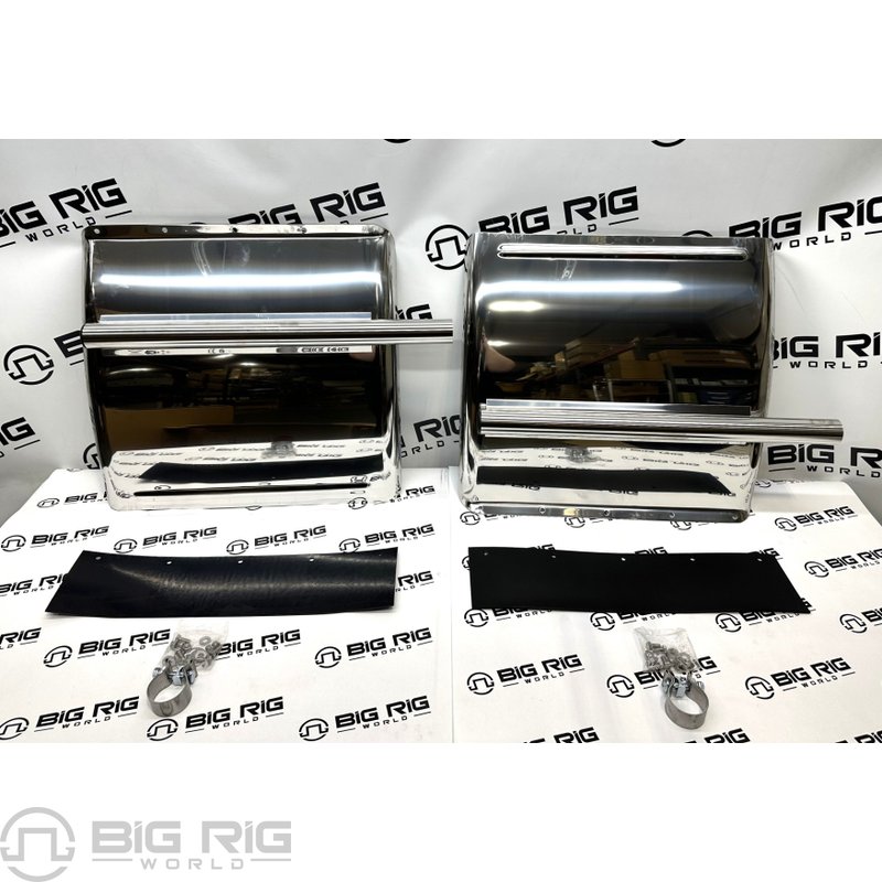 Standard Tube Mount Quarter Fenders SS211PA2 - Betts HD