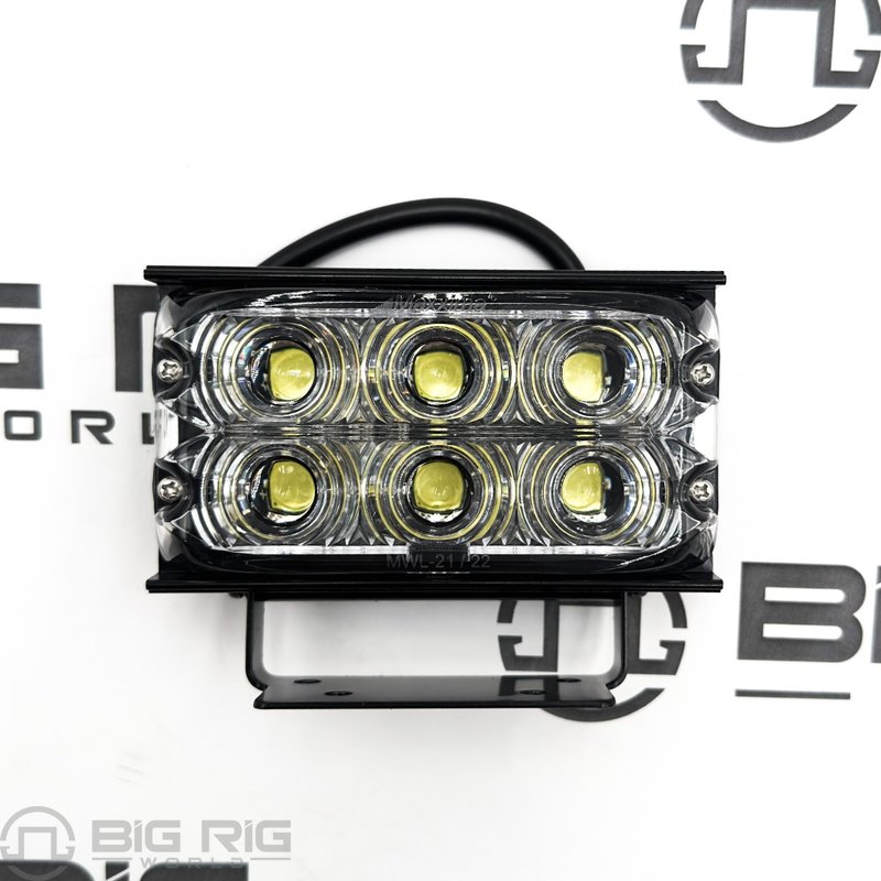 Rectangular Work Light 375 Lumens Black MWL-21 - Maxxima