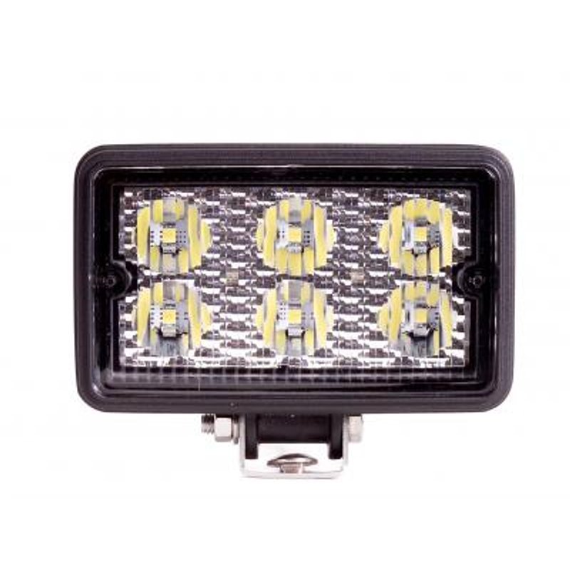 Rectangular Work Light - 6 LEDs 400 Lumens MWL-04 - Maxxima