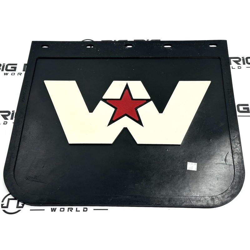 Mud Flap - Fender Front Black 17-19946-000 - Western Star