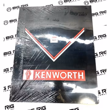 Mudflap - 24x30 BLK, KW - Rear FMK3440MF-FG - Kenworth