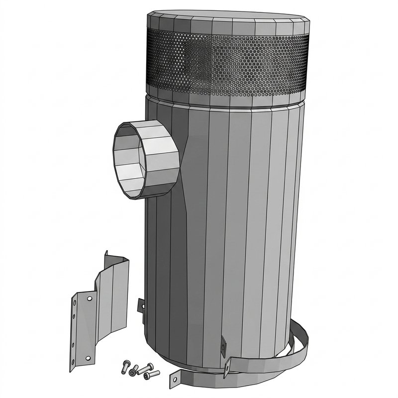 Air Cleaner - Stainless Steel 15 In. ACHSS15K - TRP