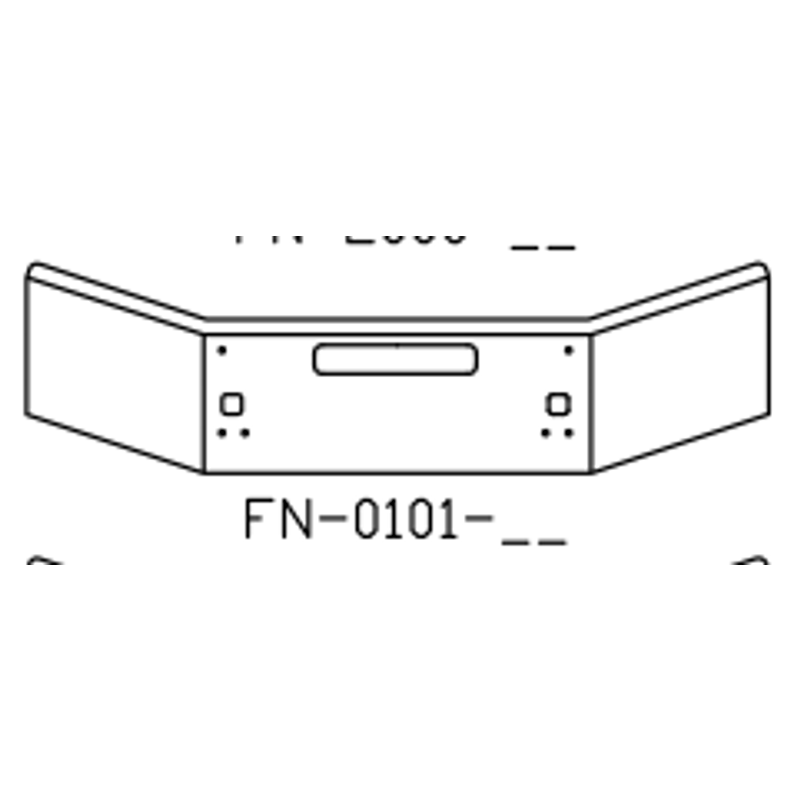 Chrome Steel Bumper FN0101-25 - Valley Chrome