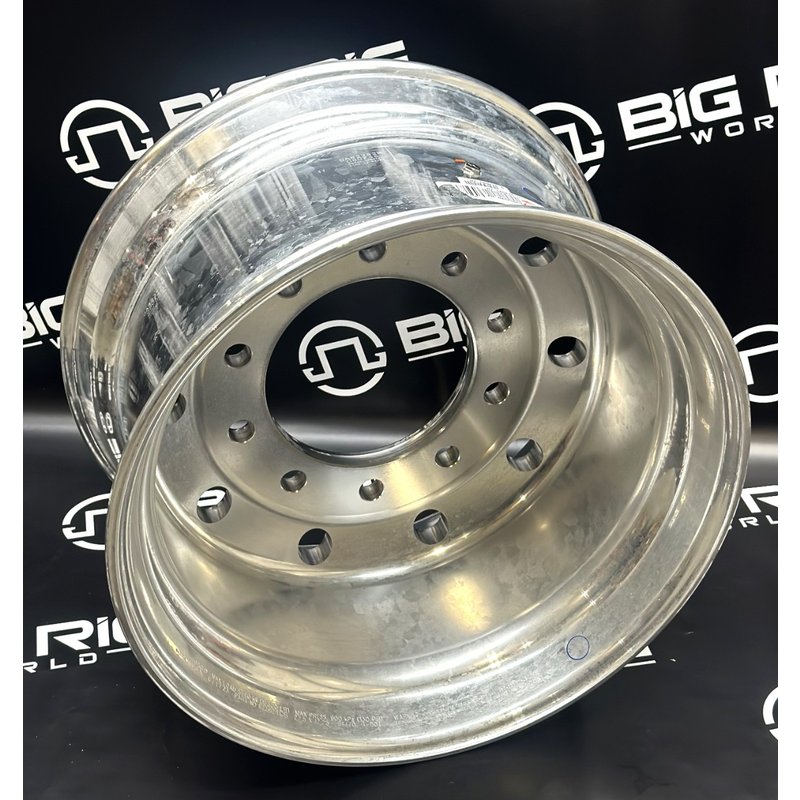 22.5 X 12.25 Alcoa Aluminum Wheel - Mirror Polish Dura-Bright