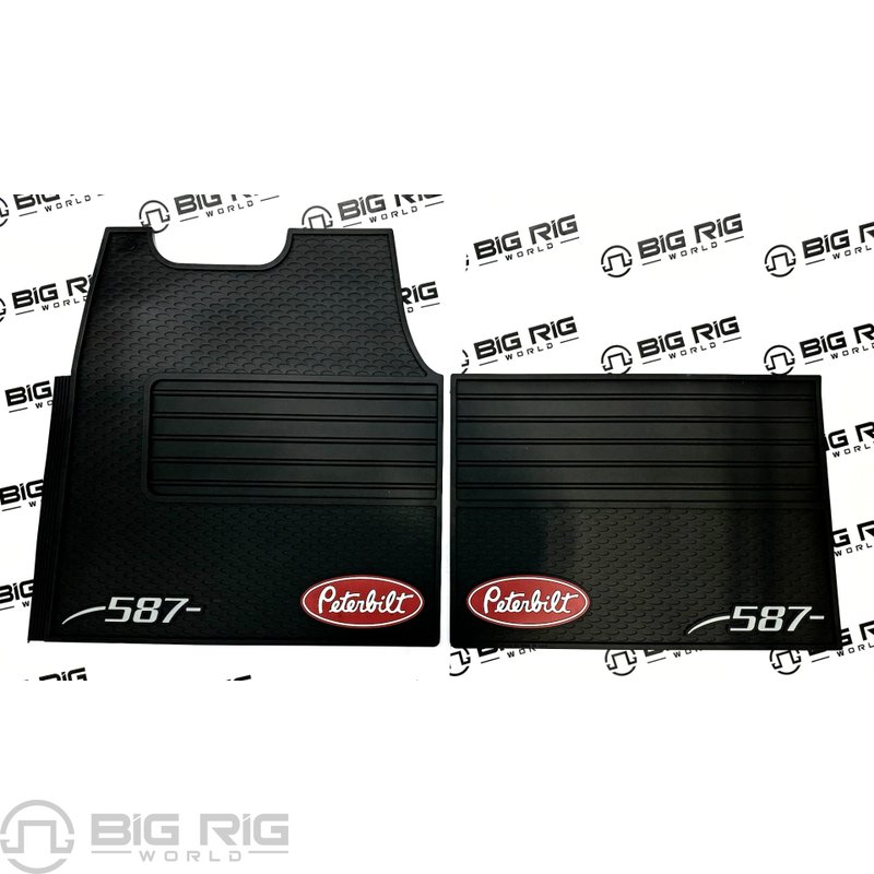 Floor Mat Set - Peterbilt 587 - All Years PBL0G0587 - Peterbilt