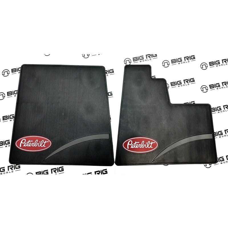 Floor Mat Set - Peterbilt 567, 389, 348, 386 - Sleeper FMPBL0G0S-NG - Peterbilt