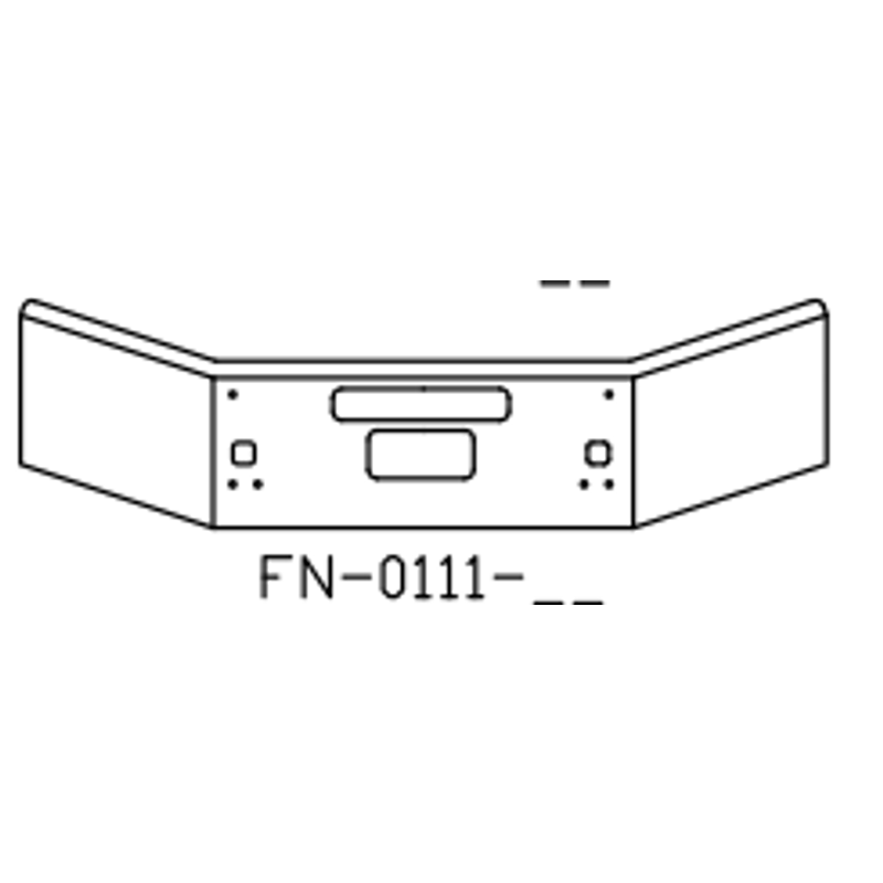 Chrome Steel Bumper FN0111-25 - Valley Chrome