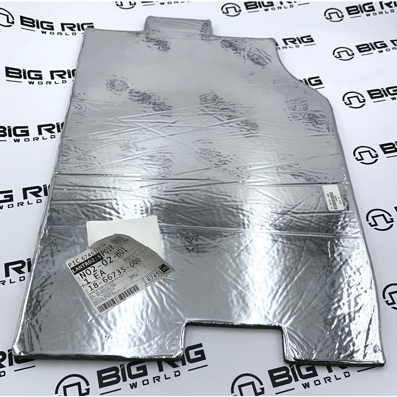 Insulation - Plenum - P3 125 - Center 18-66735-000 - Freightliner
