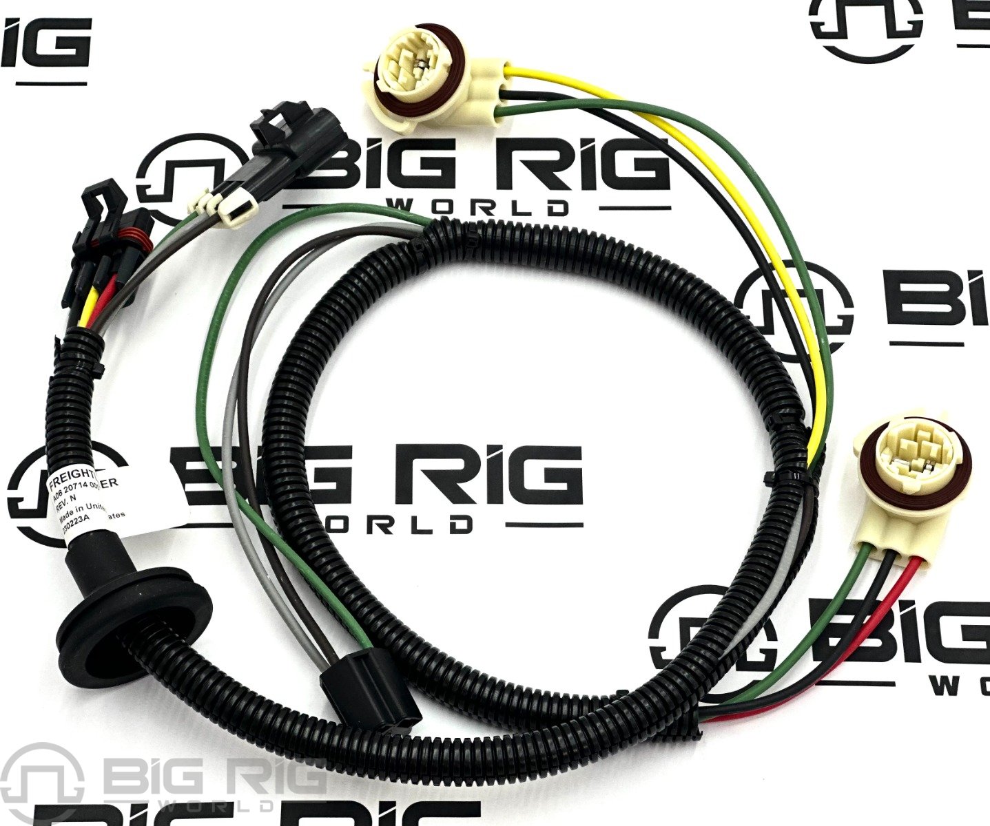 Harness - Headlamp, 7 In., RND, LH A06-20714-000 - OEM