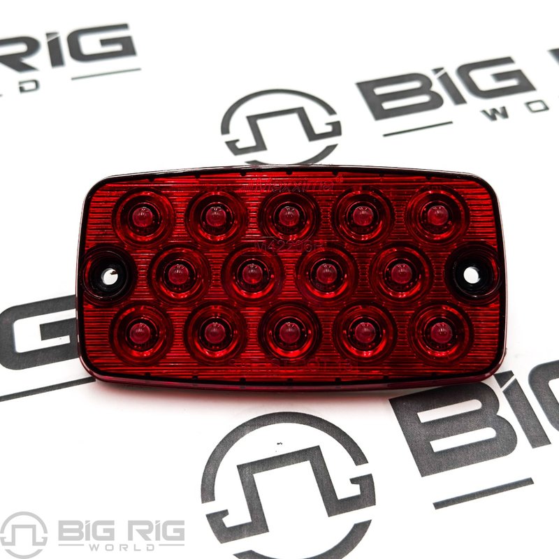 Surface Mount Low Profile 0.4 In. Ultra Thin LED Light - Red Stop/Tail/Turn M42206R - Maxxima