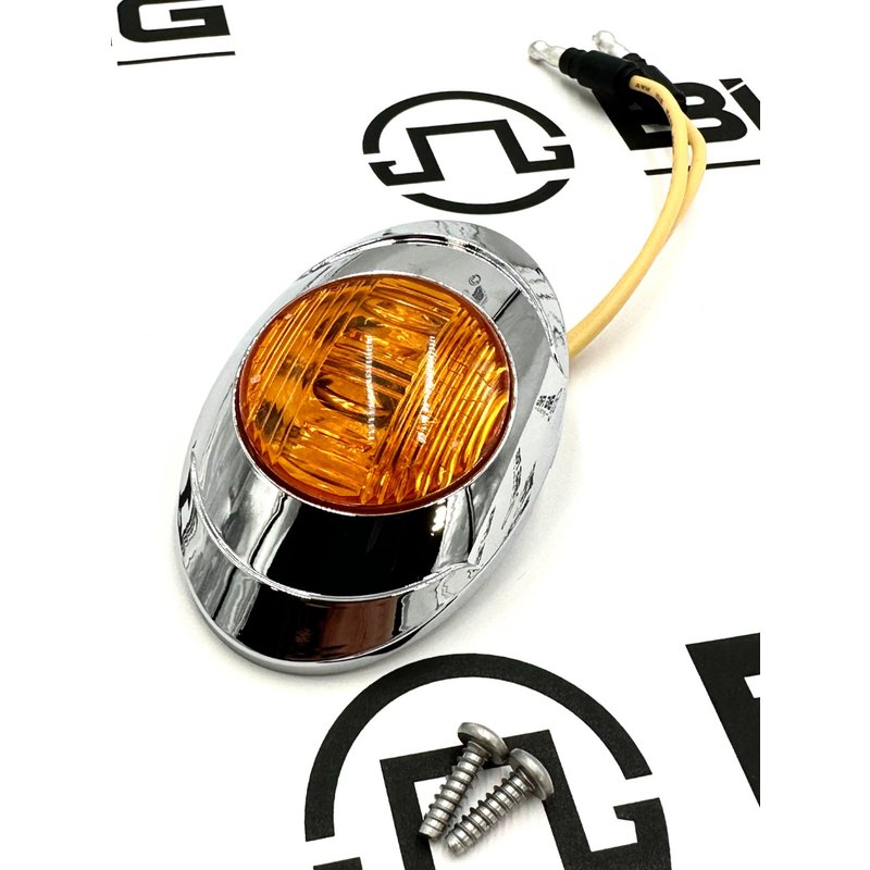 P3 Amber LED with Bezel .180 Bullet Light Kit P201332 - Phoenix