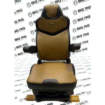 Pinnacle Seat (Black on Brown Leather) w/ Armrests and Heat 187300MWH663 - Seats Inc.