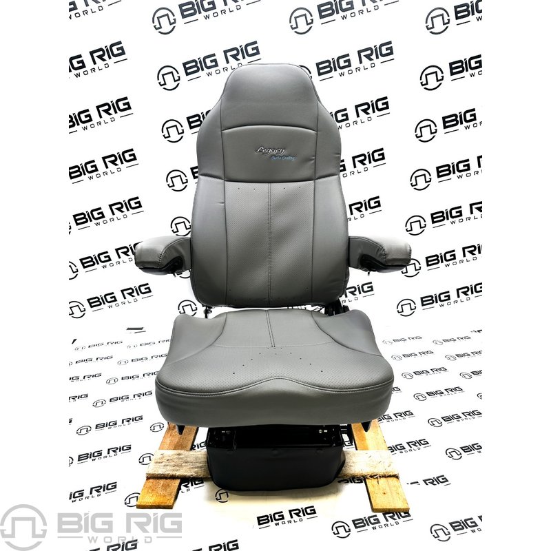 Legacy LO Vented Seat with DuraLeather in Gray 188409MWV65 - Seats Inc.