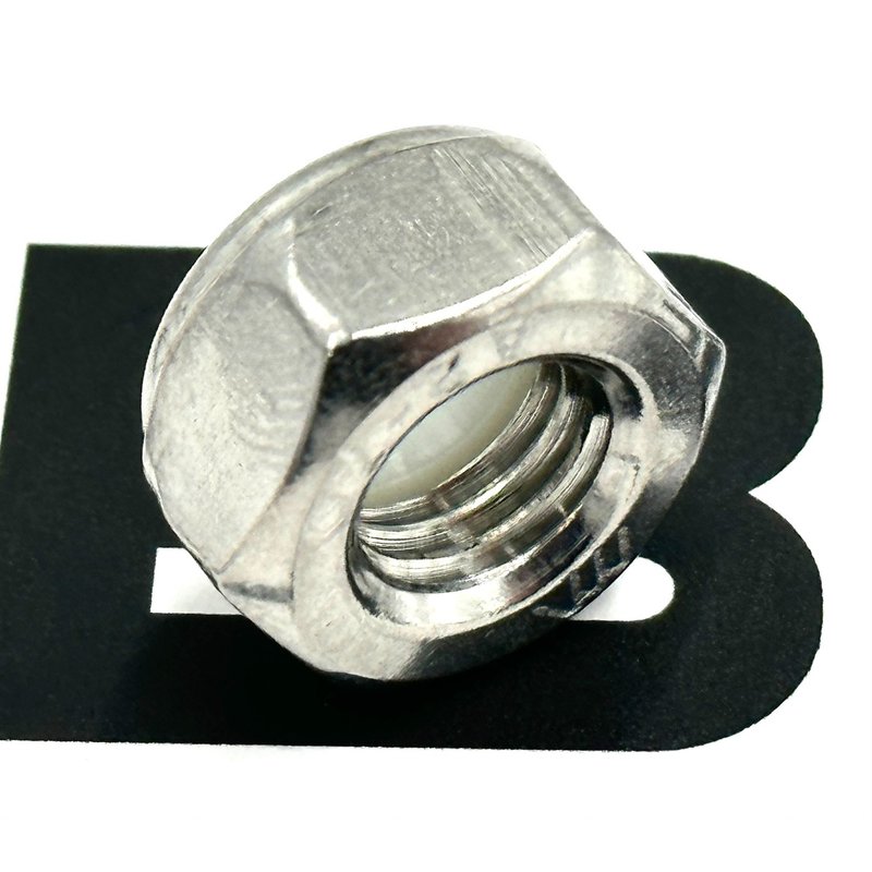 Nut - HEX SL NYL M10-1.50 X 10T SS HWC04908 - M&M Fastener